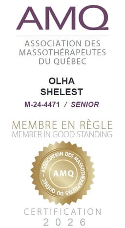 AMQ Membership Certificate — Olha Shelest